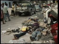 Bodies in streets, presidential palace in ruins GRAPHIC News Clip