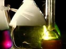 Beakers - Locked CU 1080 Stock Footage