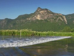 Beautiful landscape in the spring Stock Footage