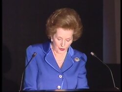 UK: MARGARET THATCHER AUGUSTO PINOCHET SPEECH News Clip