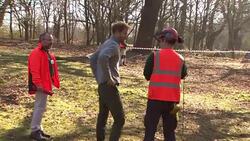 Prince Harry At Epping Forest Conservation Project News Clip