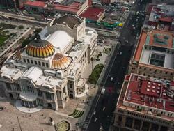Palace Bellas Artes Mexico City Stock Footage