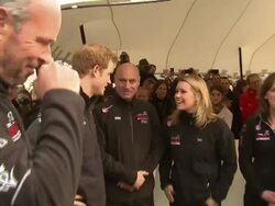 Prince Harry at Walking With The Wounded Event in Trafalgar Square News Clip