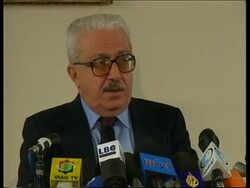 IRAQ: AZIZ CONDEMNS KUWAIT FOR BEHAVIOUR DURING GULF WAR 2 News Clip