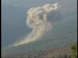 Israeli shelling in border village News Clip