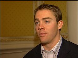 Heisman hopefuls Tebow and McCoy talk about the award in New York. News Clip