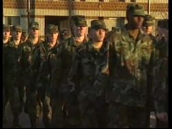 USA: MILITARY TO BEGIN INOCULATING TROOPS AGAINST ANTHRAX News Clip