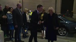 Camilla Duchess of Cornwall attends a reception for 'Women in Journalism' News Clip