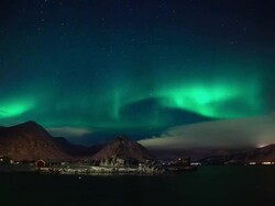 TIME LAPSE: Aurora Borealis Stock Footage