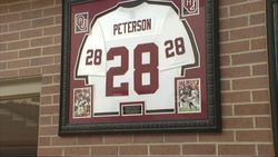 Residents in Adrian Peterson's hometown in Texas are closely following the controversy surrounding the star running back after he was indicted on charges he abused his four-year-old son by striking him with a wooden switch. News Clip