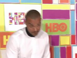 Jesse Williams at HBO's Official 2014 Emmy After Party Stock Footage