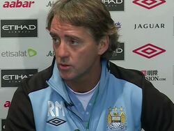 Interview Roberto Mancini Stock Footage