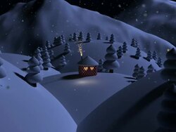 Christmas night Stock Footage