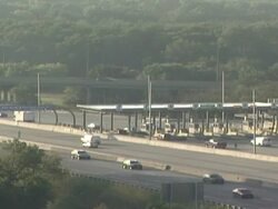 Cars Driving On Illinois Tollway Stock Footage