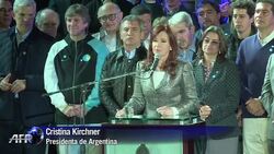 VOICED : Kirchner auguro triunfo de su partido en presidenciales News Clip