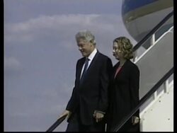 TANZANIA: US PRESIDENT BILL CLINTON ARRIVES 1 News Clip