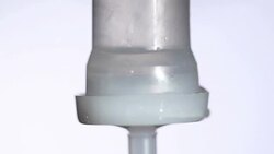 Medicine dropper close up slow motion Stock Footage