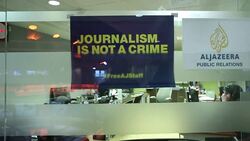 CLEAN : Al Jazeera reacts after Egypt court postpones retrial verdict News Clip