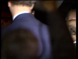 Pres Hosni Mubarak holds presser on talks with King Hussein and President Saddam Hussein of Iraq. News Clip