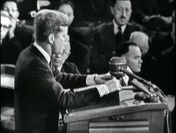 JFK State of the Union Speech - Pt. 12 Stock Footage