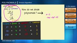 Polynomial Long Division - Dividing Polynomials Instructional Video