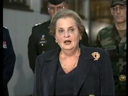 GERMANY: US SECRETARY OF STATE ALBRIGHT VISIT UPDATE Instructional Video