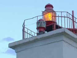 working lighthouse Stock Footage