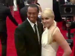 Tiger Woods and Lindsey Vonn at "PUNK: Chaos To Couture" Costume Institute Gala Stock Footage