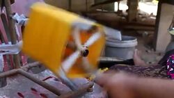 Silk Production Process machine Stock Footage