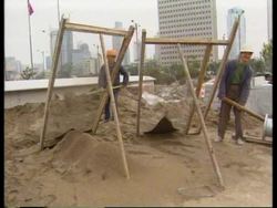 CHINA: SHANGHAI: NEW OPERA THEATRE NEARS COMPLETION News Clip