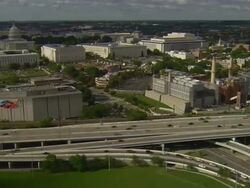 WS AERIAL ZI View of Capitol Building / Washington, Dist. of Columbia, United States Stock Footage