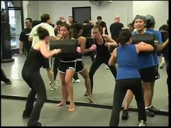 A military exercise becomes a popular keep fit work out News Clip