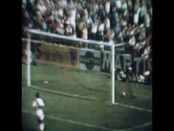 SYND 10/6/70 GERD MULLER SCORES A HATTRICK IN A GROUP GAME AGAINST PERU News Clip