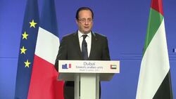 CLEAN : Hollande in Gulf defends France Mali News Clip