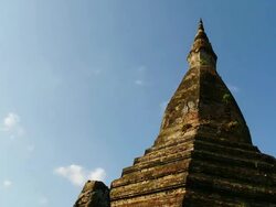 That Dam Pagoda Stock Footage