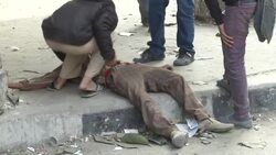 Protesters injured in clashes with  police ahead of opposition rally against Morsi News Clip