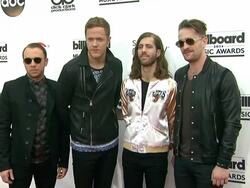 Ben McKee, Dan Reynolds, Wayne Sermon and Daniel Platzman of Imagine Dragons at the 2014 Billboard Music Awards - Arrivals Stock Footage