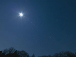 MS Starry expanses of sky / Ranzan, Saitama, Japan Stock Footage