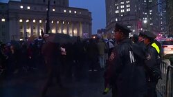 CLEAN : Thousands protest Trump inauguration in New York News Clip