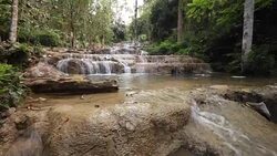 Water fall, Crane shot Stock Footage