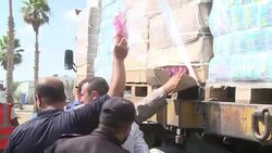 CLEAN : Turkish aid arrives in Gaza after Israeli reconcilation deal News Clip