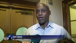VOICED: Carl Lewis en Londres 2012 News Clip