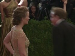 Leighton Meester at "Schiaparelli And Prada: Impossible Conversations" Costume Institute Gala Stock Footage