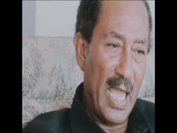 SYND 12 6 76 SADAT INTERVIEW News Clip