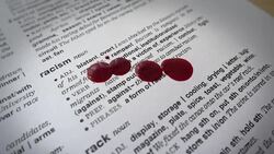 RACISM and Blood Stock Footage