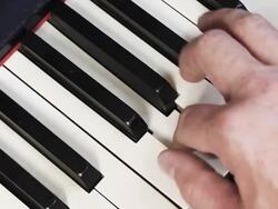 Playing Piano Stock Footage