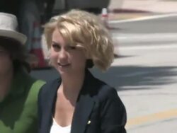Chelsea Staub & Jake Johnson arrive at Furry Vengeance at the Celebrity Sightings in Los Angeles at Los Angeles CA. (Footage by WireImage Video/GettyImages) Stock Footage