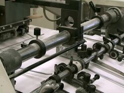Offset Printing Machine Stock Footage