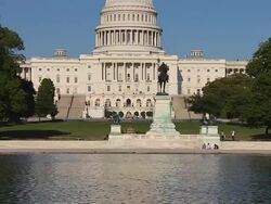 HD US Capital_TiltUp_1 (1080/24P) Stock Footage