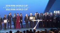 CLEAN : FILE: Qatar 2022 delegation in Zurich News Clip